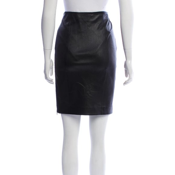 JOSEPH Leather Skirt - Picture 2 of 3